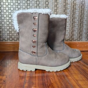 Carter's Faux Fur Lined Winter Boots Kids Size 12